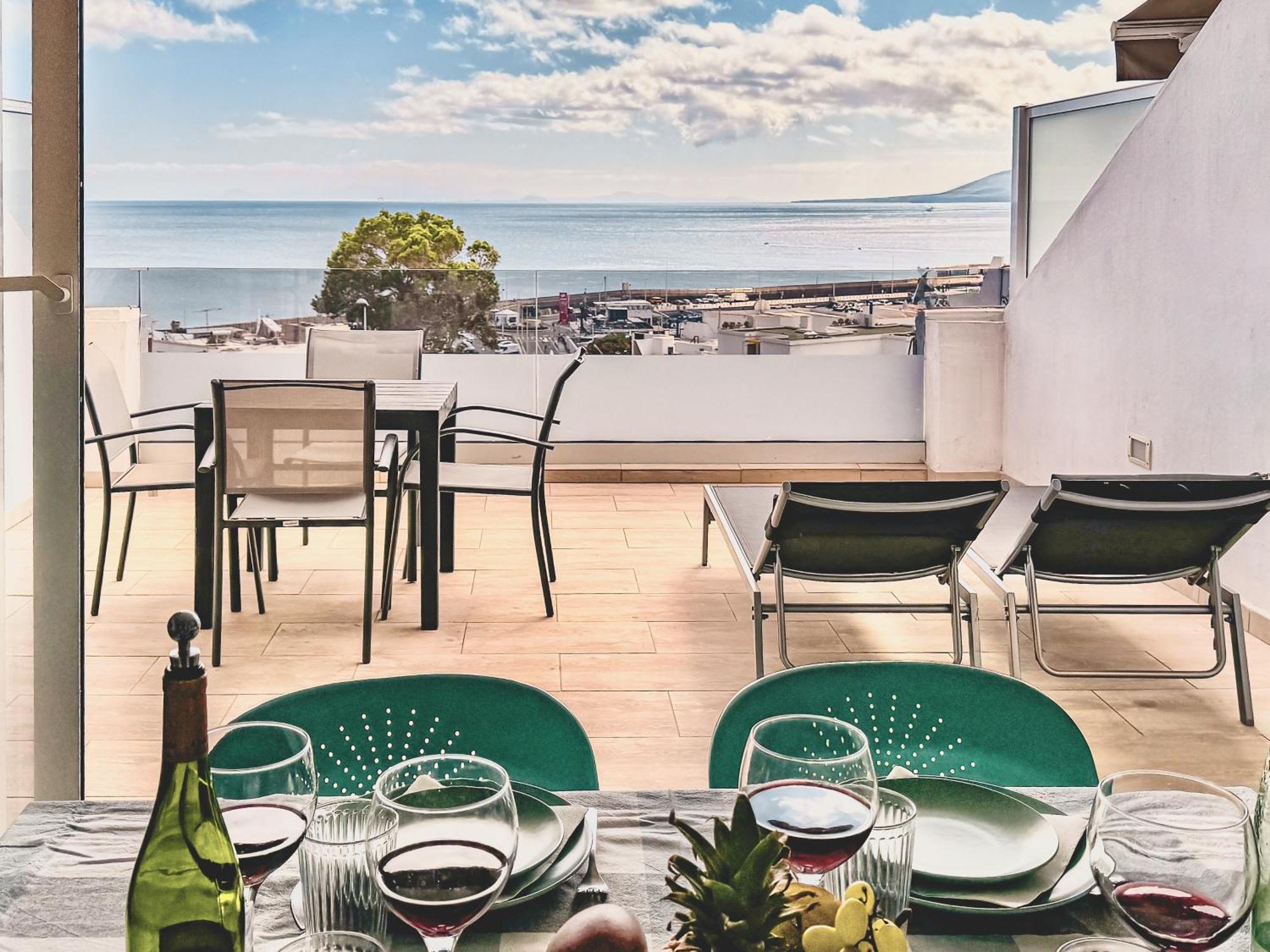 Arthouse Sea View - Acquamarina E Zaffiro Casa de vacances Puerto del Carmen (Lanzarote)